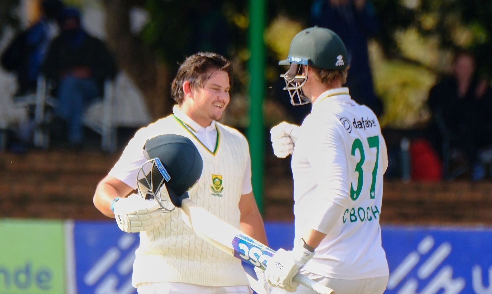 Lhuan-dre Pretorious and Corbin Bosch. (Credits: Proteas Men X)